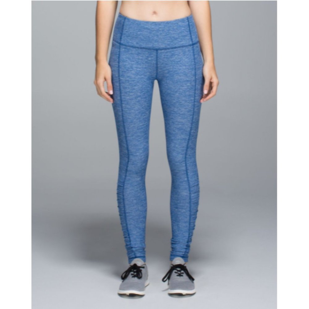 LULULEMON Run: Turn Around Tight HEATHERED BLUE